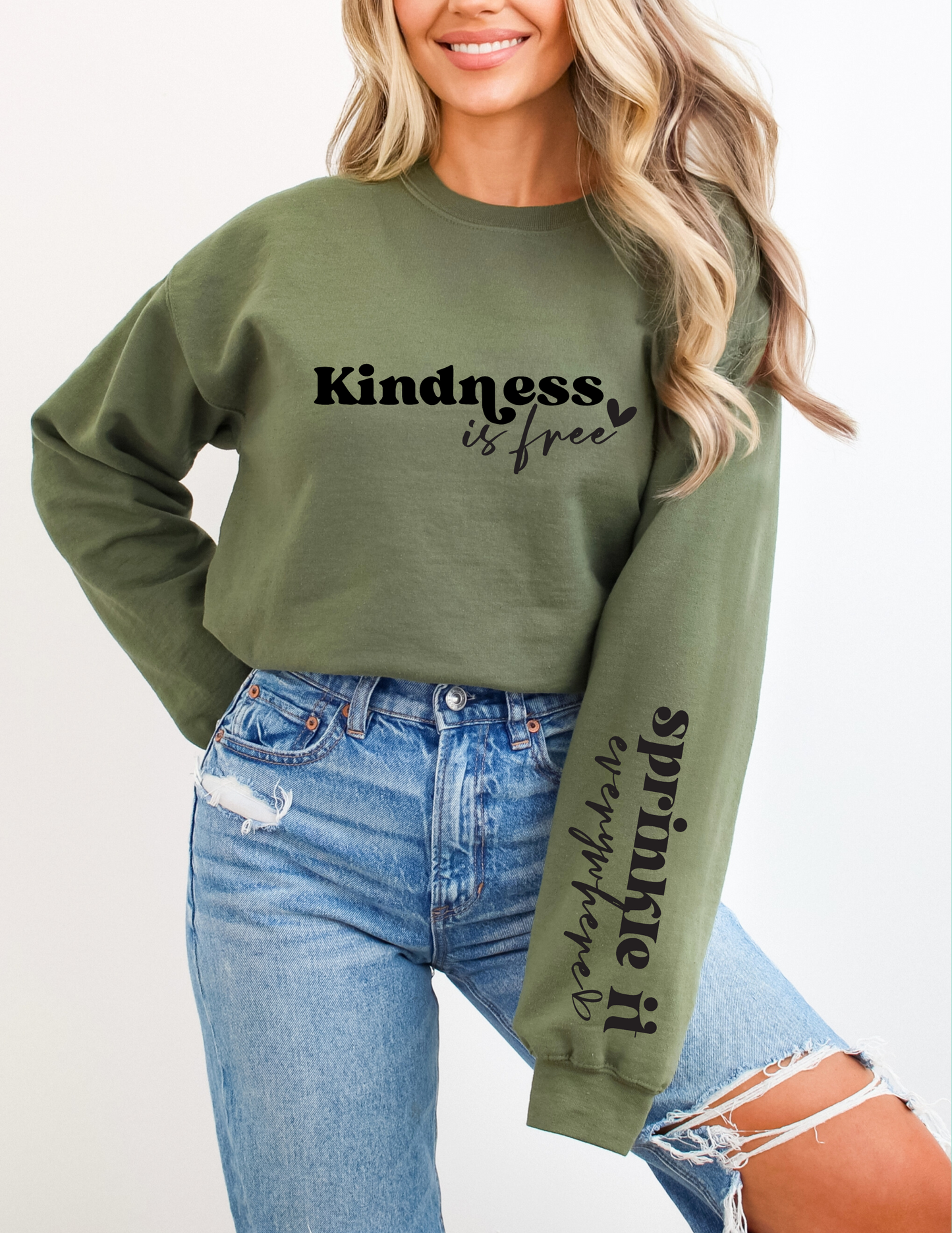 Kindness Is Free, Sprinkle It Everywhere w/Sleeve option DTF Transfer