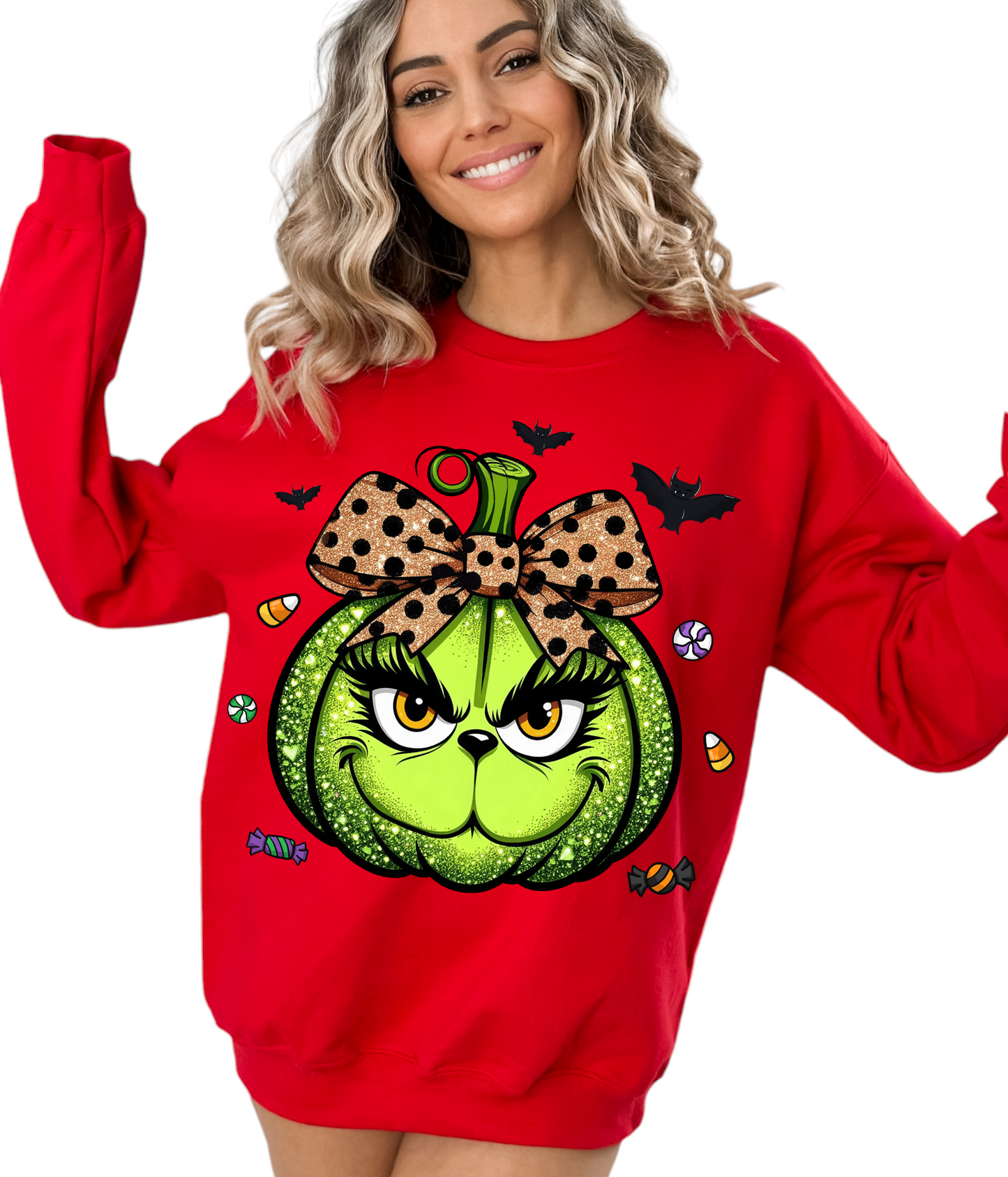 Grinchy Pumpkin DTF Transfer